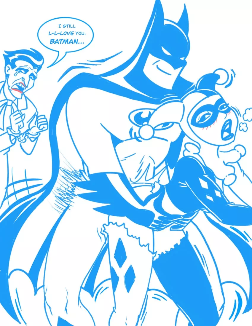 Batman fucking Harley Quinn in front of Joker (spiderzilla) [Batman] posted by DoubleShame661