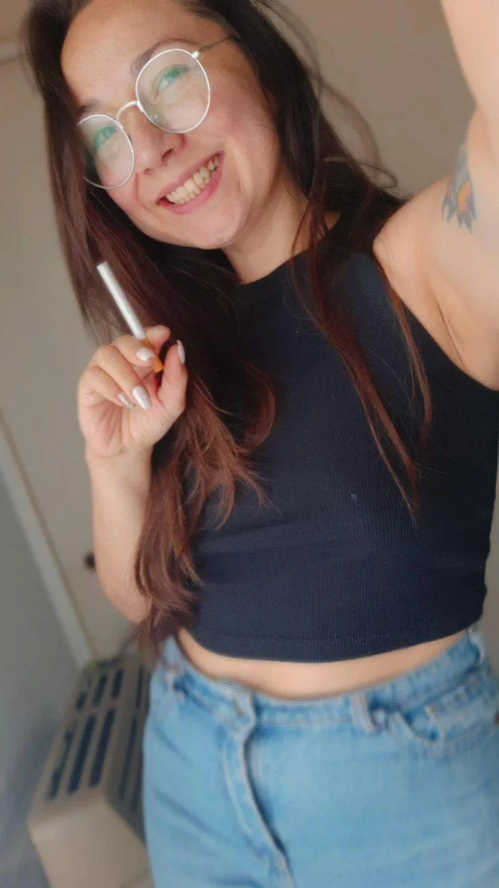 celebrating my birthday with a delicious cigarette posted by CamileMua