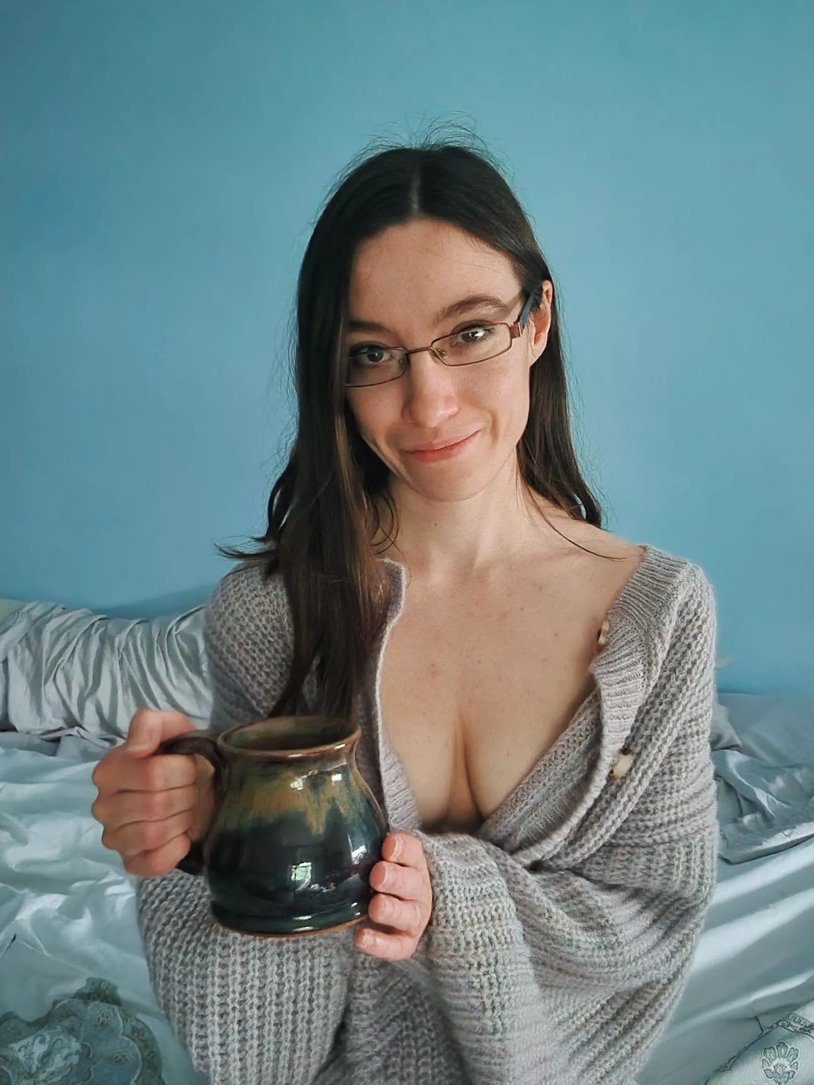 Cozy with a sexy twist 😉☕️ posted by coffeewithmom