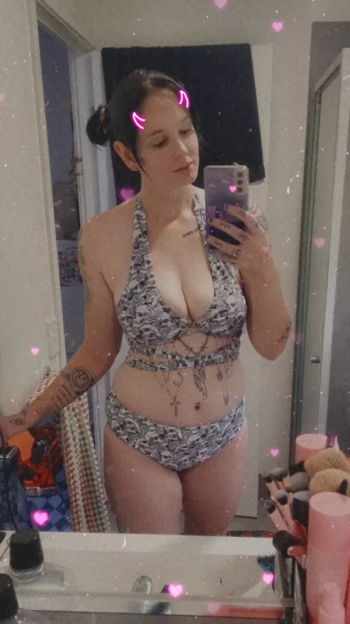 Goth beach day! by EmoSlutBarbie