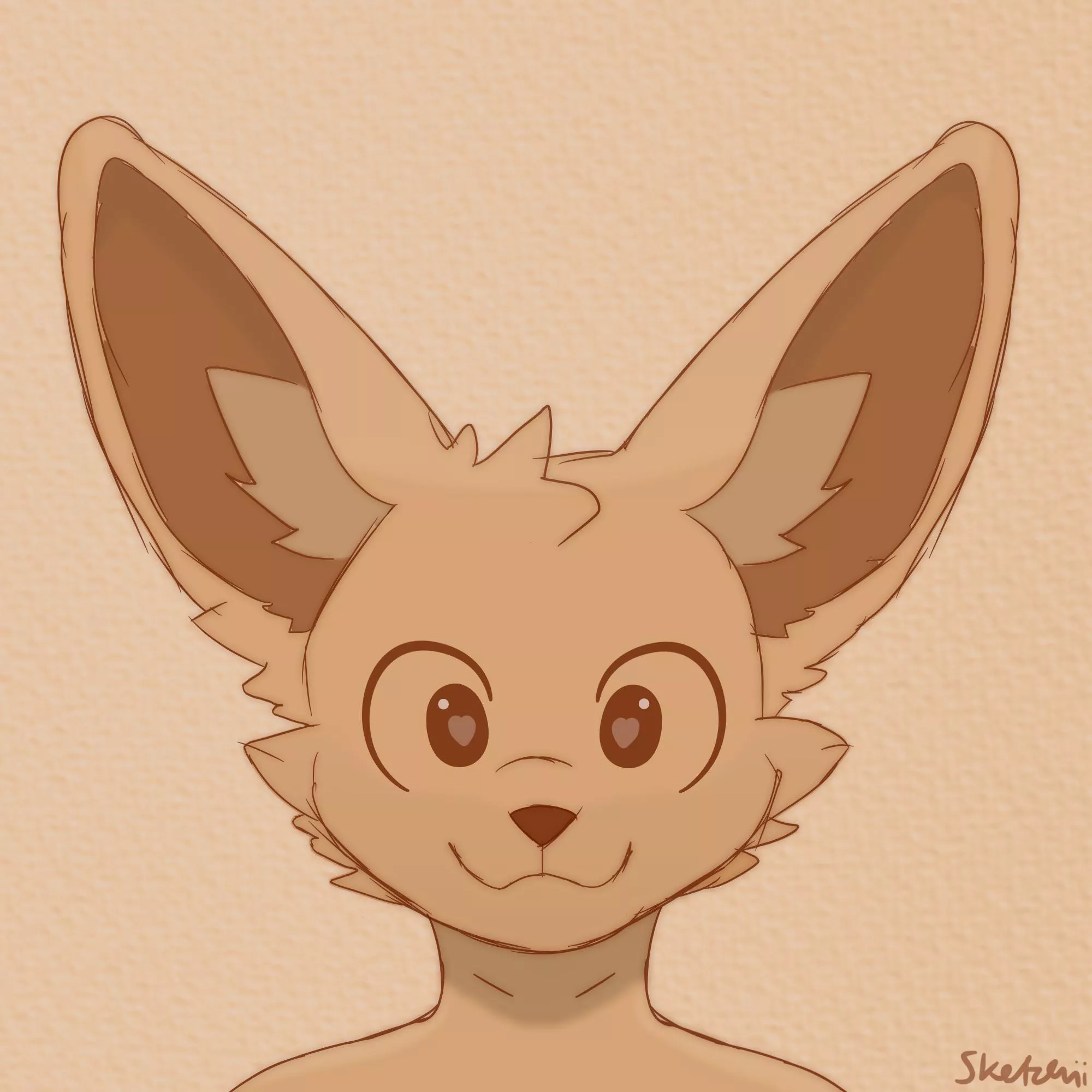 he is looking respectfully  posted by -FantasticFoxx-