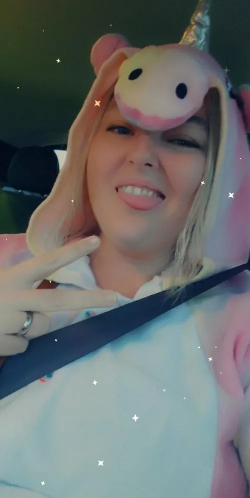 Hey bitches!!! It's sprinkle tits the unicorn. Lol I love this onesie by pbwaffle2015