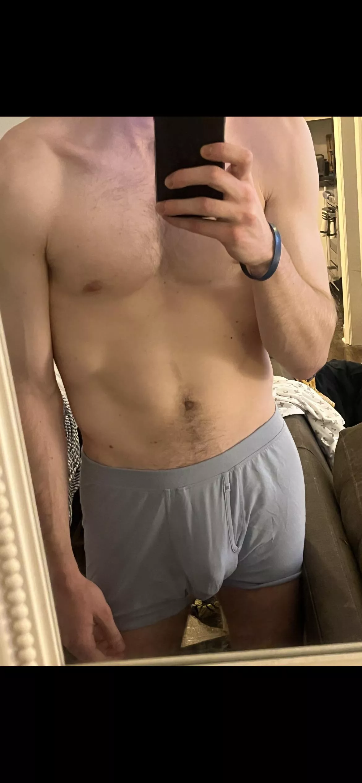 Hopefully you’re looking at new ;). Does it look giant in these briefs?! posted by Mindless-Honey-8932