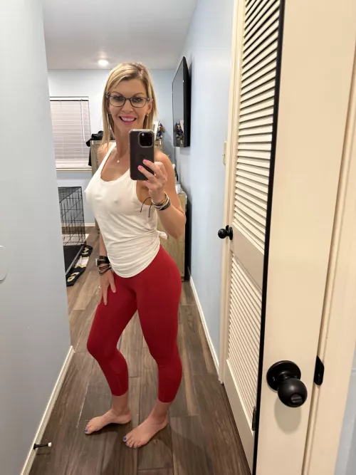 Just not sure why these red pants get so many stares by fitnesswife1983