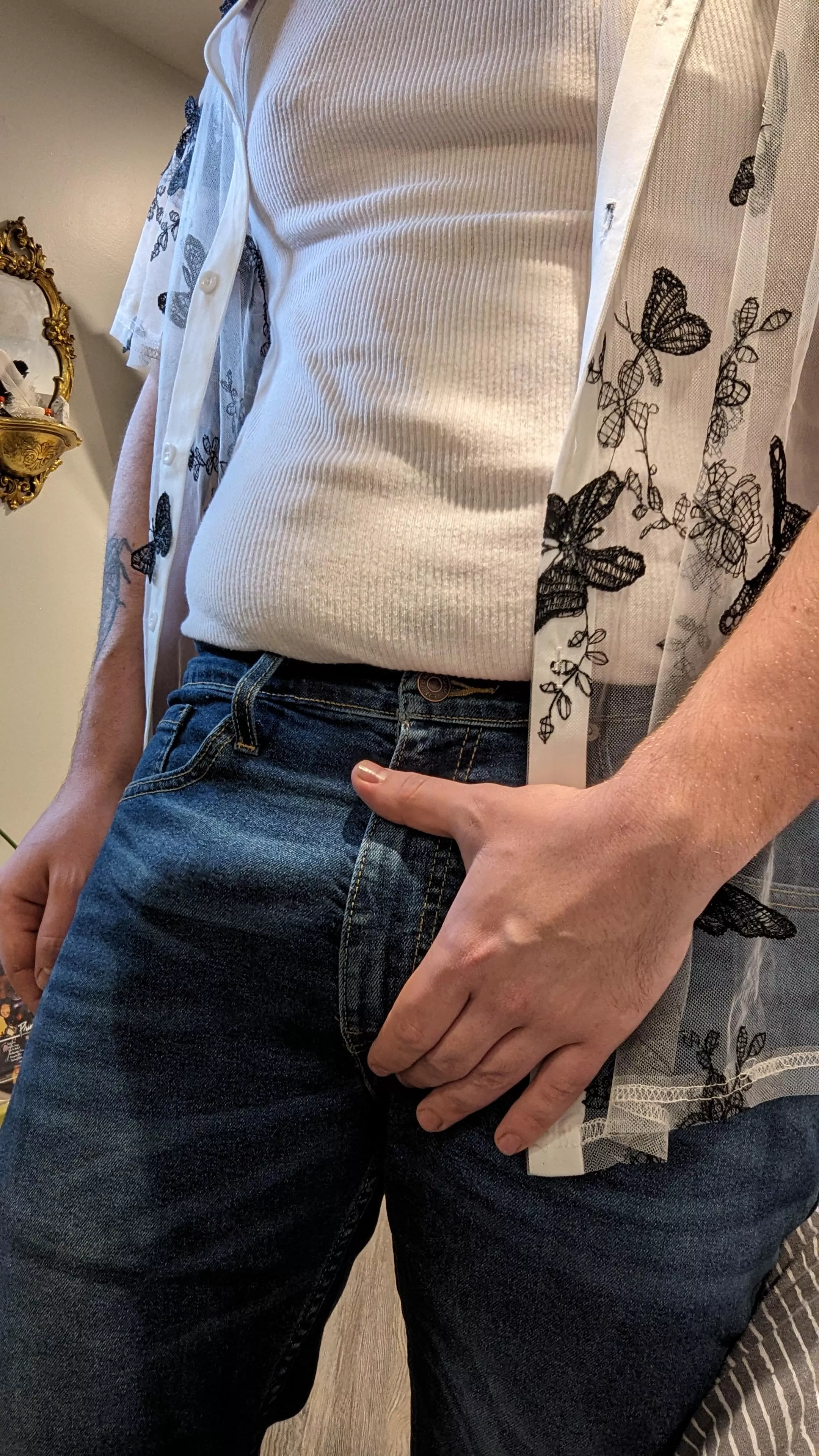 Love the feeling of denim on my dick (25) posted by sephorathful