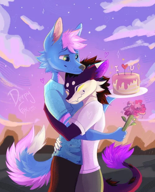 Me and my boyfriend <3 (DerpyFox) by Unlikely-Source-2676