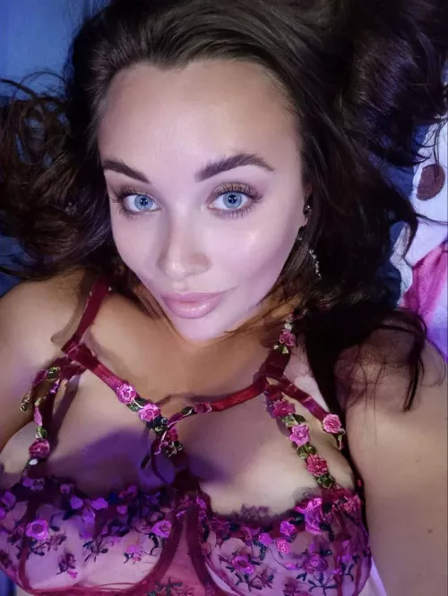 Messing around in cute lingerie by Athena_IX