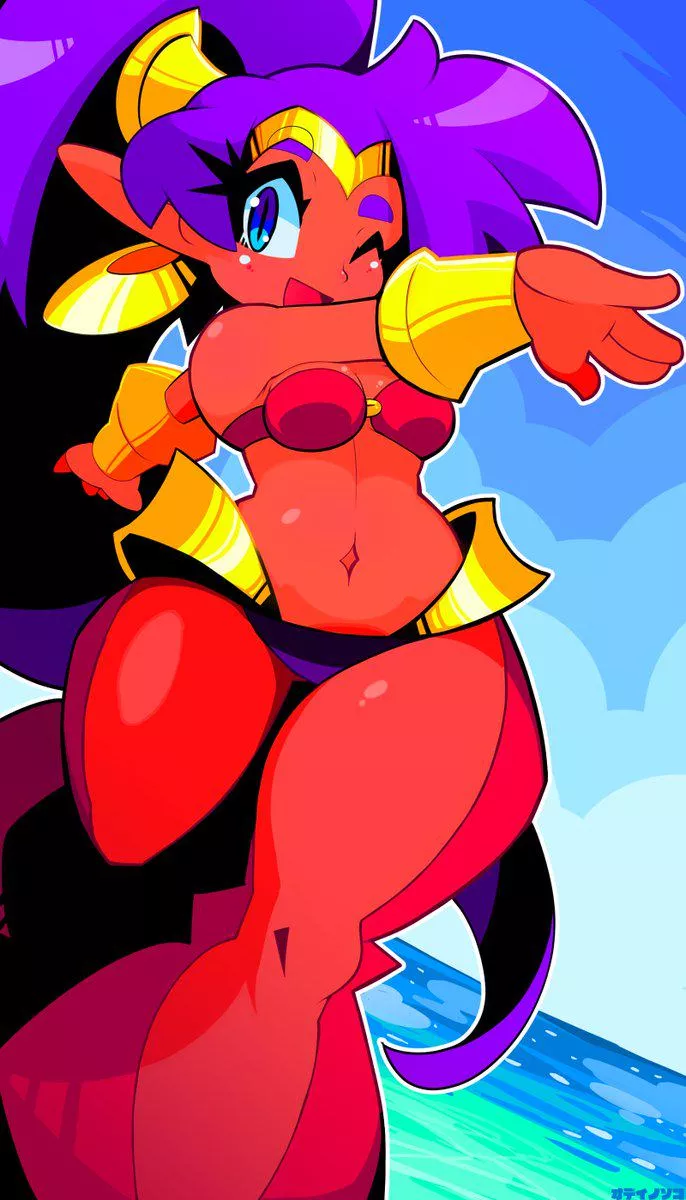 Shantae dancing through the dangers posted by LafterMastr