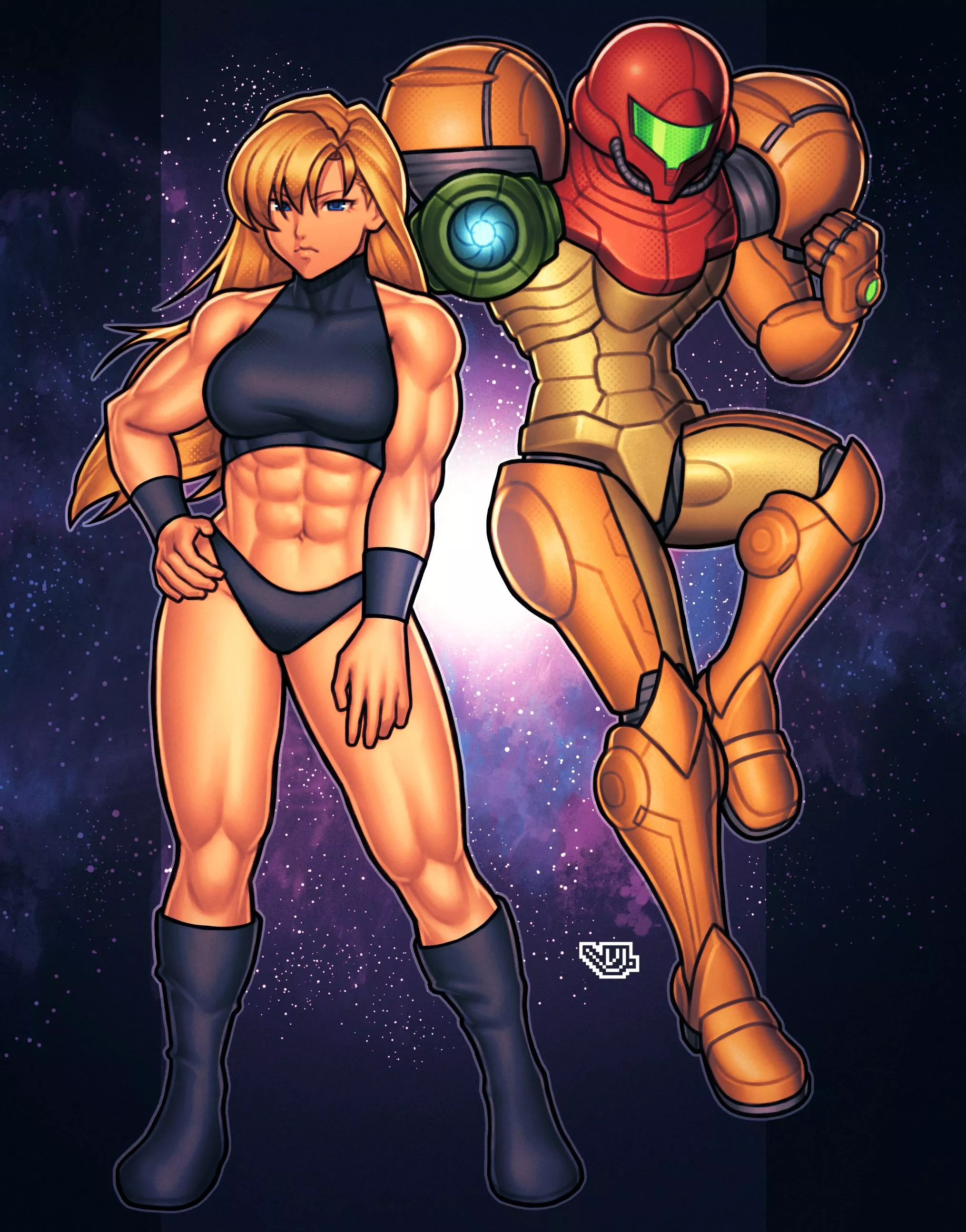 Super Metroid Samus [@_99VJ] posted by TheTMoneyMan