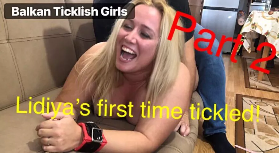 The ticklish torment of the BBW Lidiya continues 😍 by BalkanTicklishGirls