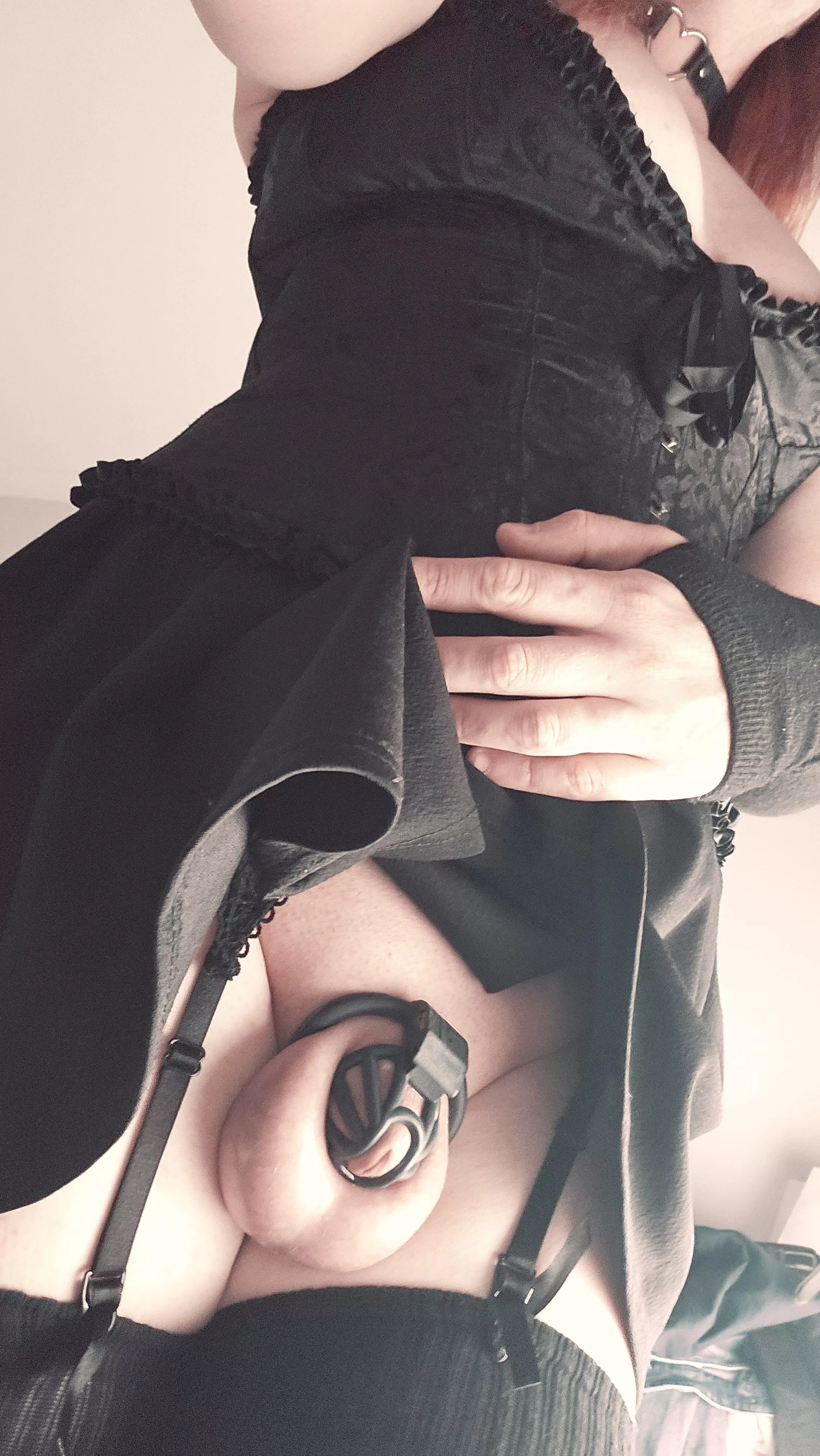 Was way to horny so had to lock up to stop myself.... posted by LeahLocked