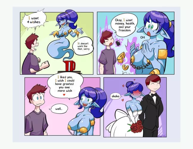 your Jeanie girlfriend by gunshadarg by AutumnBarnes23