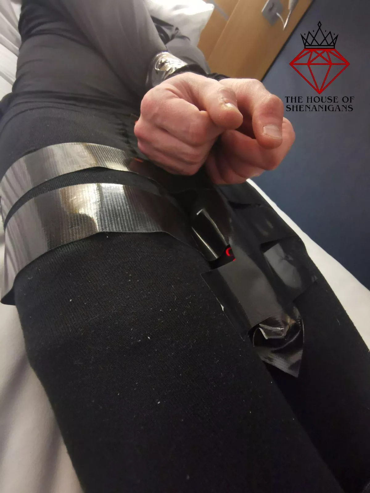 All tied up and nowhere to go u/submissive-siren and I love adding some vibration 😈 posted by Lady_Q_