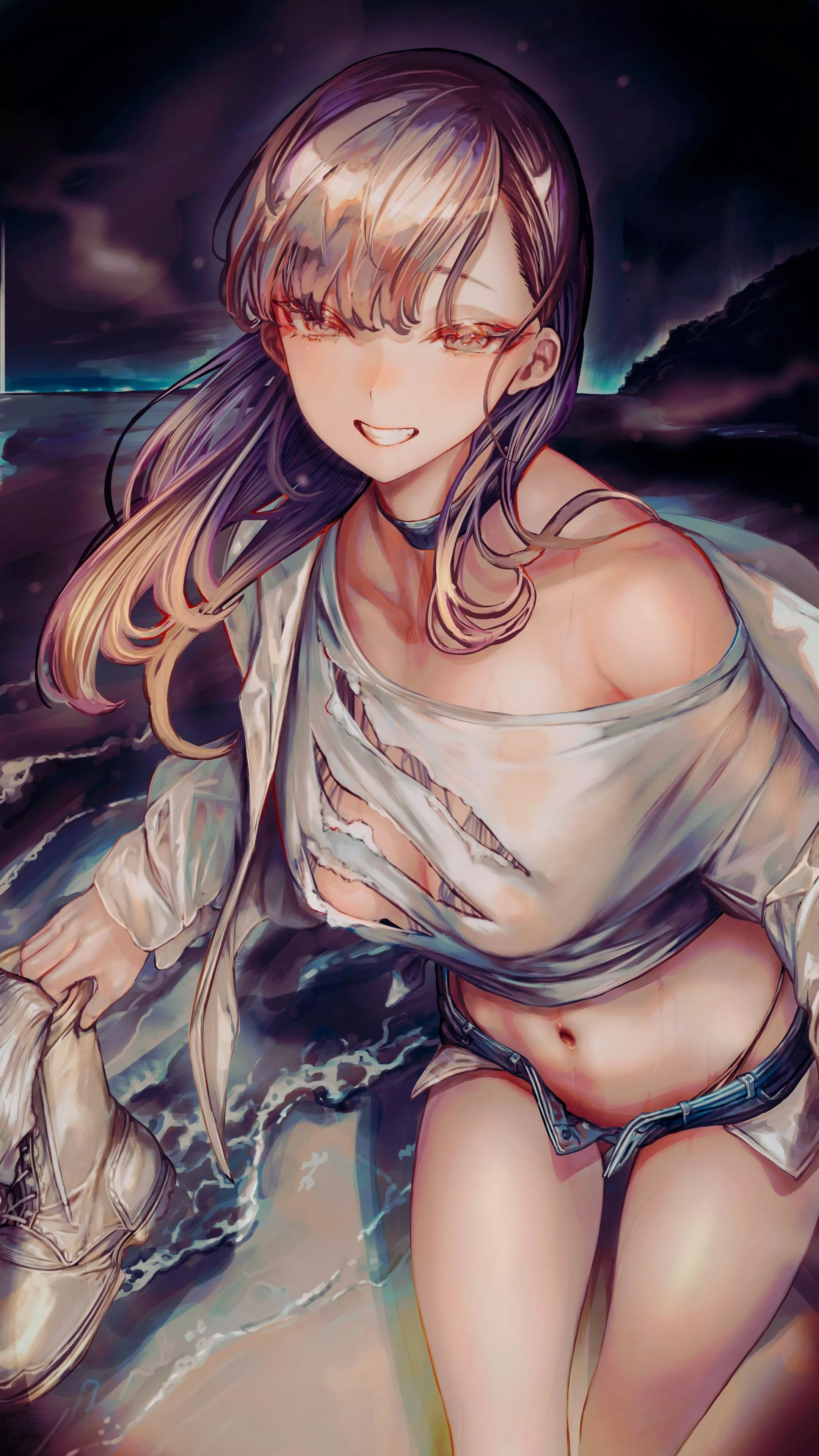 Boots Off on the Beach  posted by CheetahSperm18