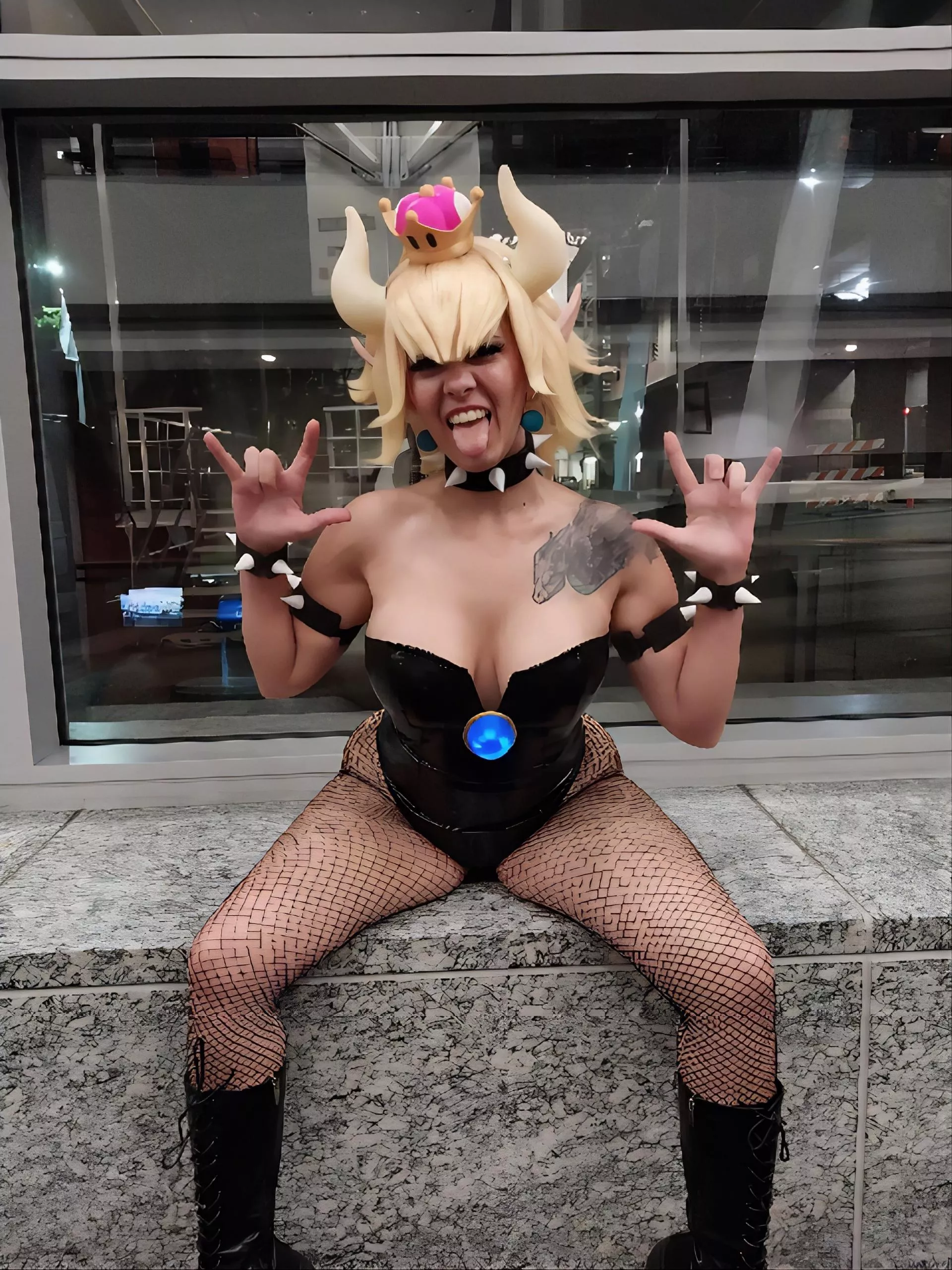 Bowsette at a convention, by lady_albedo_96  posted by Lady_Albedo_96