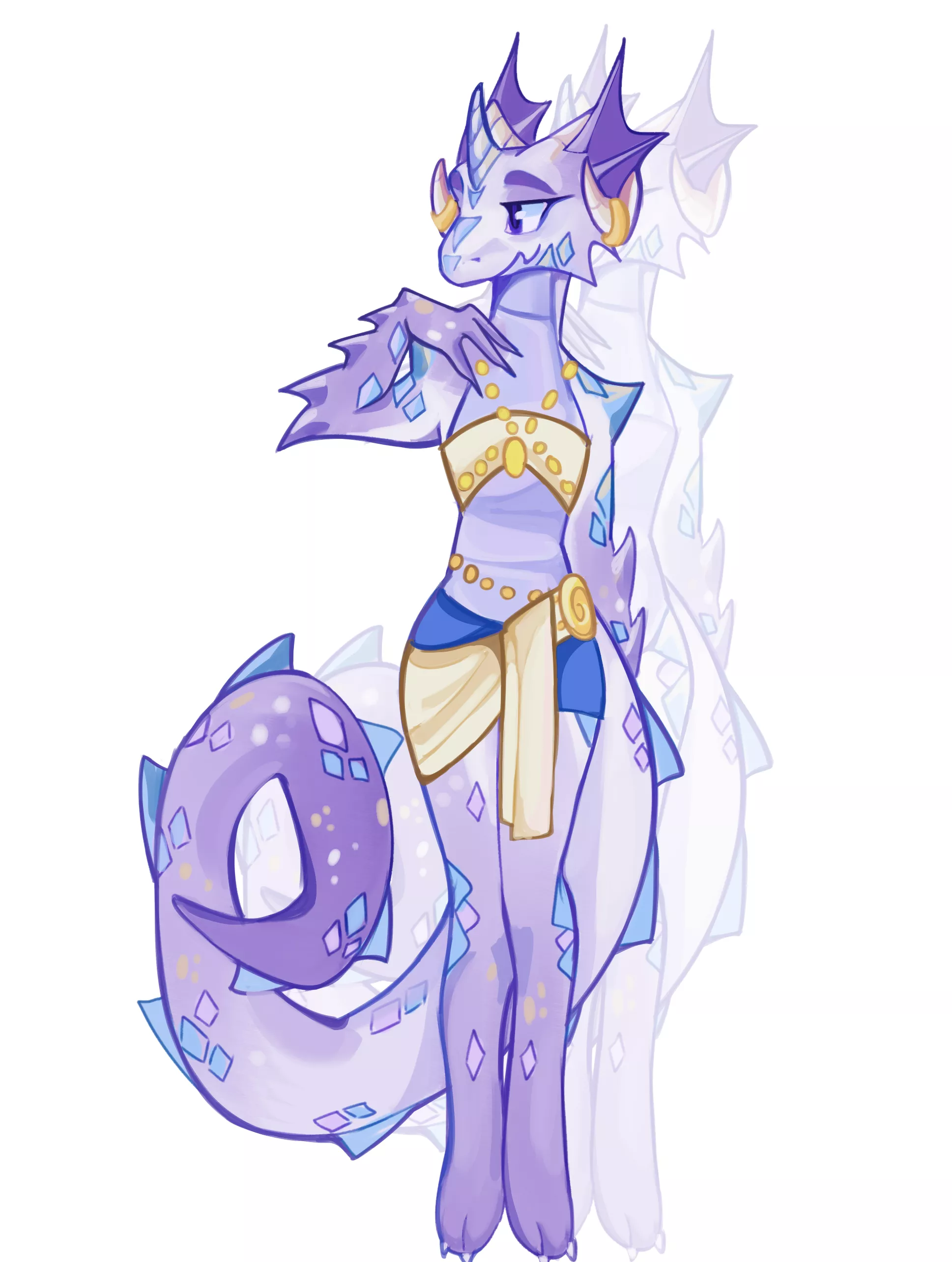 Crystal kobold! -adopt open (art by me) posted by Ana_Ori