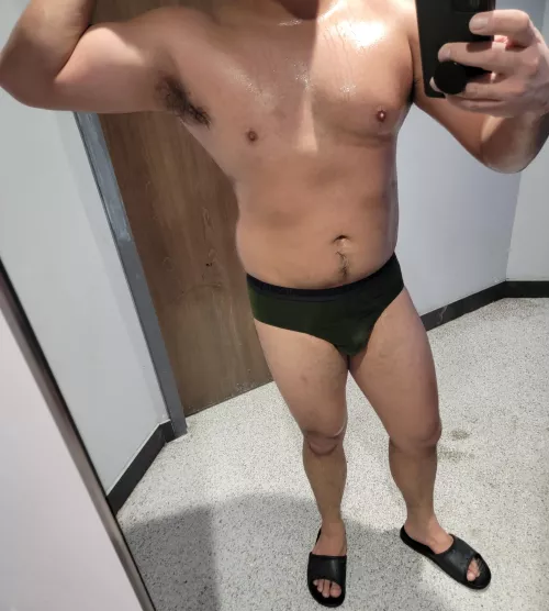 Day 3 working out in these briefs by igtdickonmymind