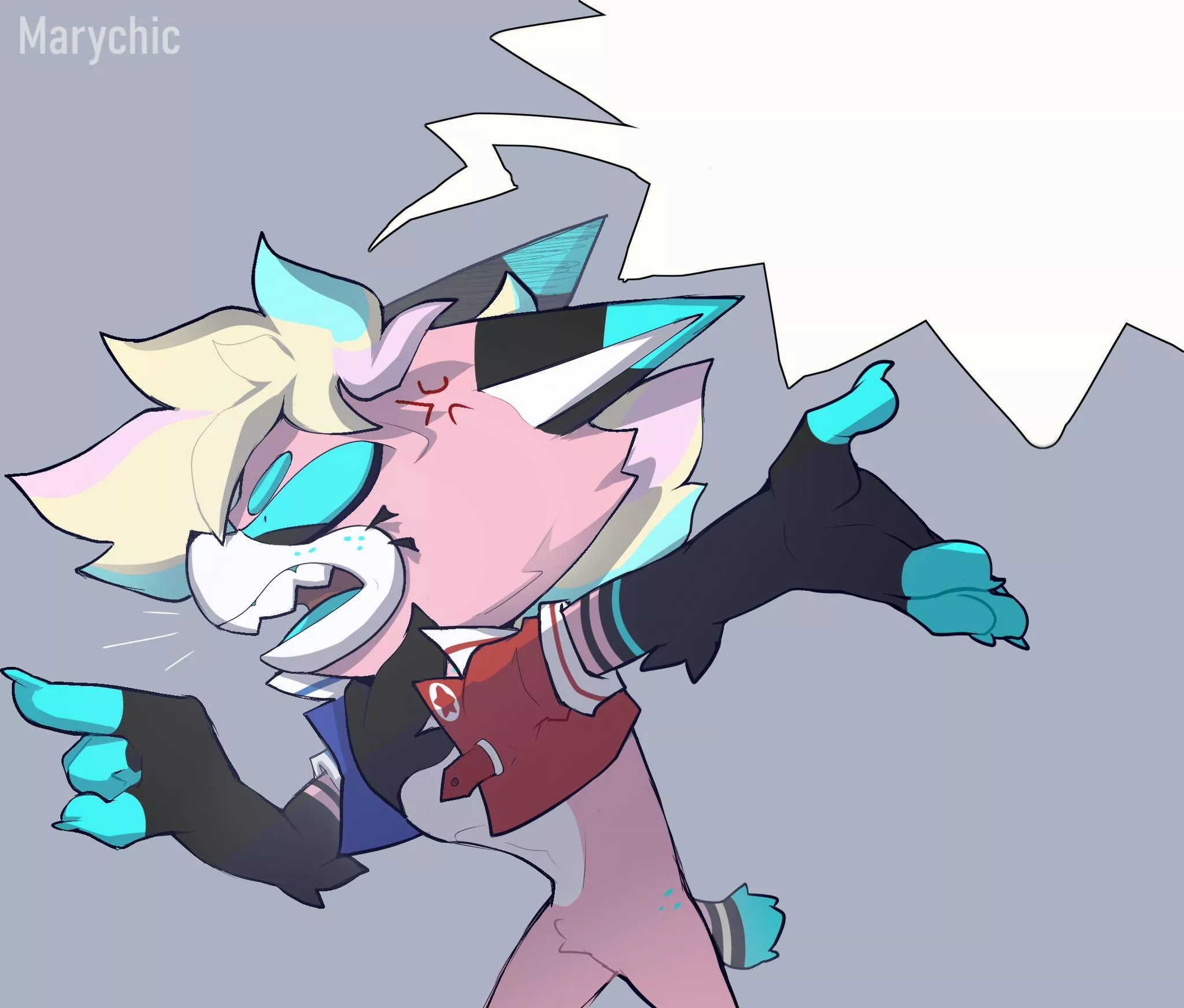 G is super angry! what do you think he is saying? (Art by me) posted by Marychic3908