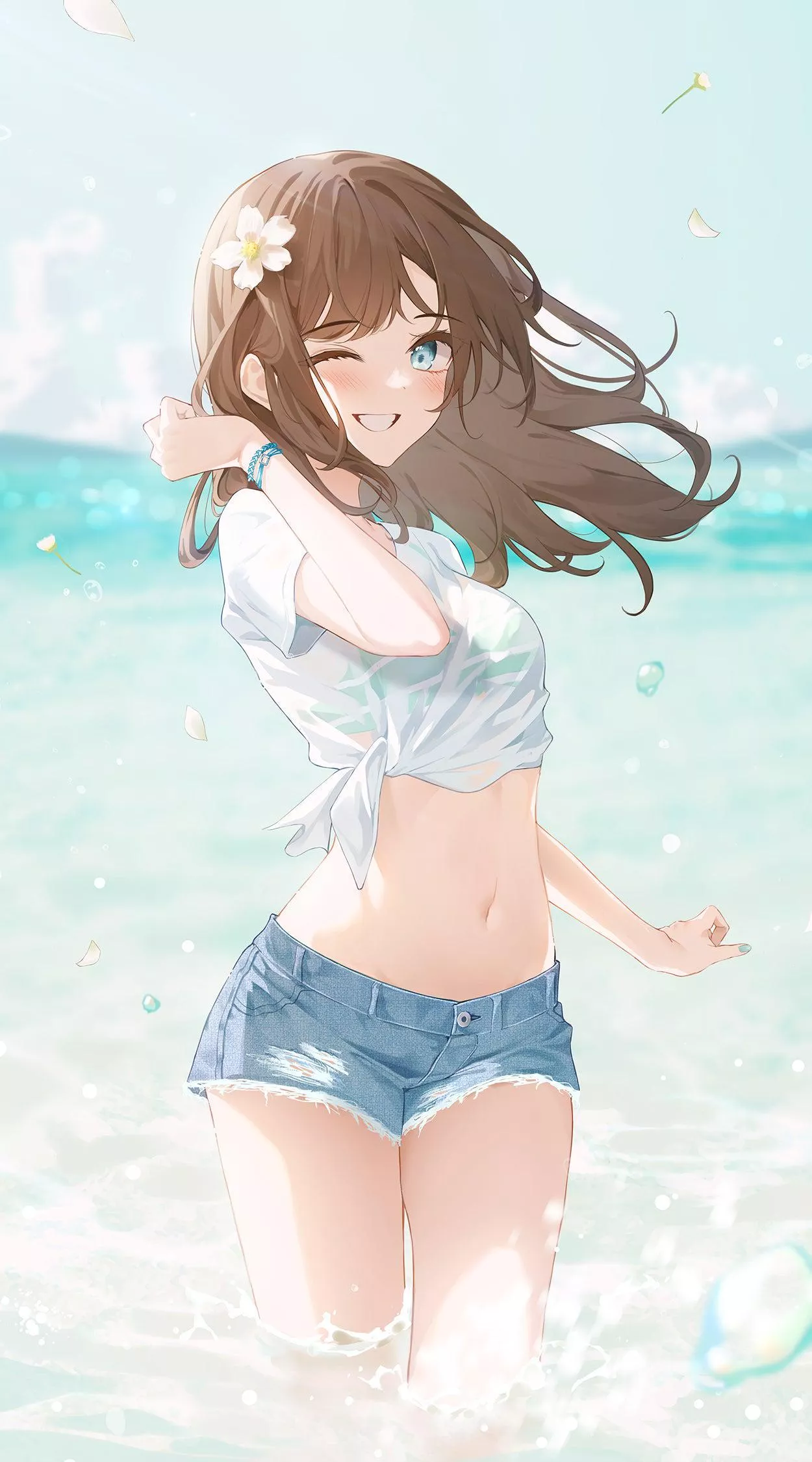 Girl in the Water [Artist's Original] posted by NotSuitedForWoona