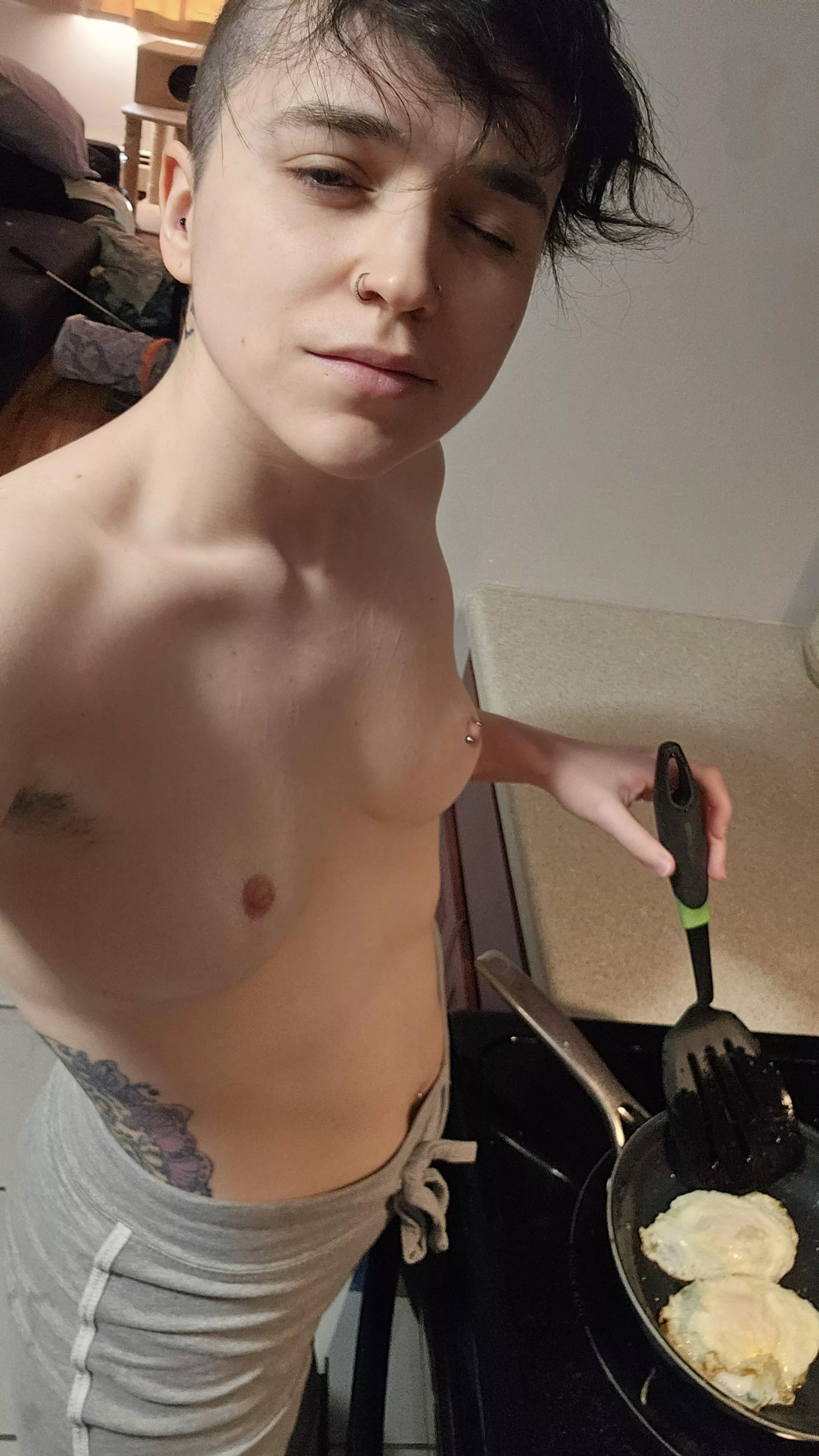 Good morning, may I make you breakfast? posted by vampire-sympathizer