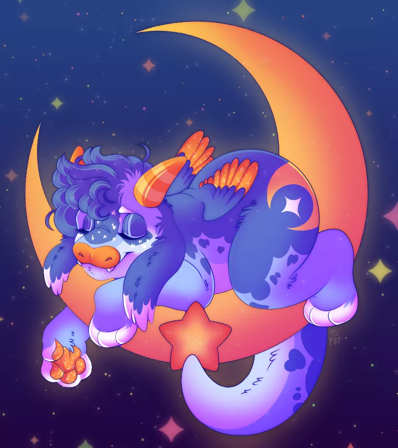 Moonlight dreaming (art by me!) posted by RatSlapper420