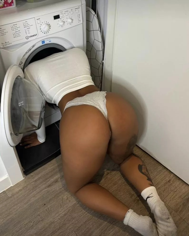 stuck in the washer posted by thunderluss