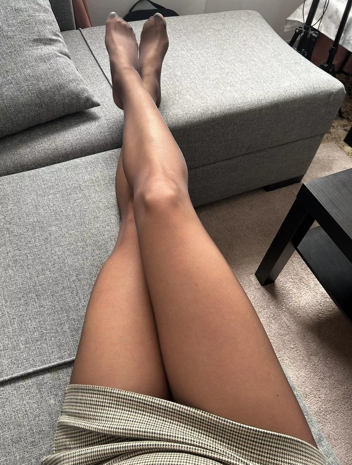 Todays choice of tights for the office  posted by ellieloucouple