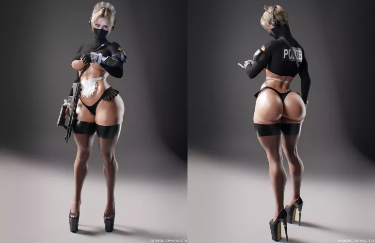 Ugh.. my damn team forced me to wear this joke of a tactical uniform that won’t unequip.. I look like a whore! I refuse to become the team slut.. they also hacked my scanner and replaced the screen with these weird spirals~ by EliteIQMain