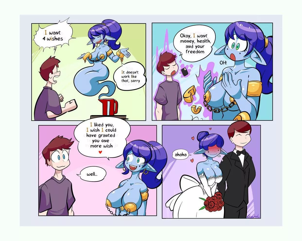 your Jeanie girlfriend bt gunshadart posted by VariationOne4974