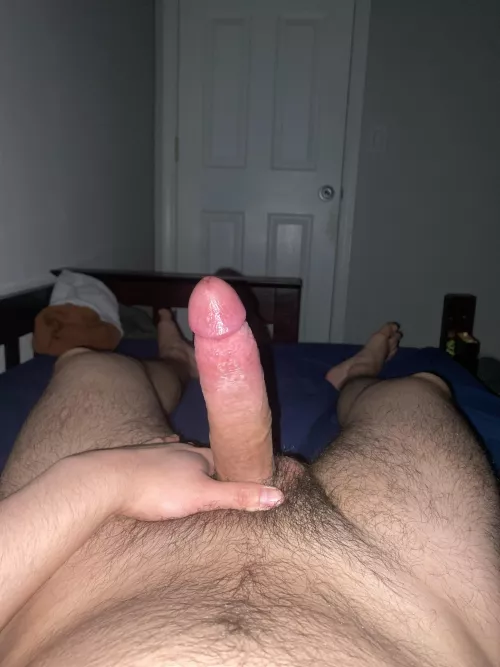 22m uncut horny Latino cock looking to stroke edge and cum with some uncut big dick add and send a snap: blcuncut by Potential_Natural603