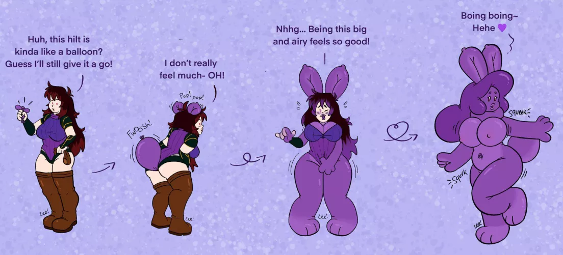 Anyone recognize this artist? I couldn't find anything through a reverse image search. (Balloon/Doll/Expansion) by BiggestGal