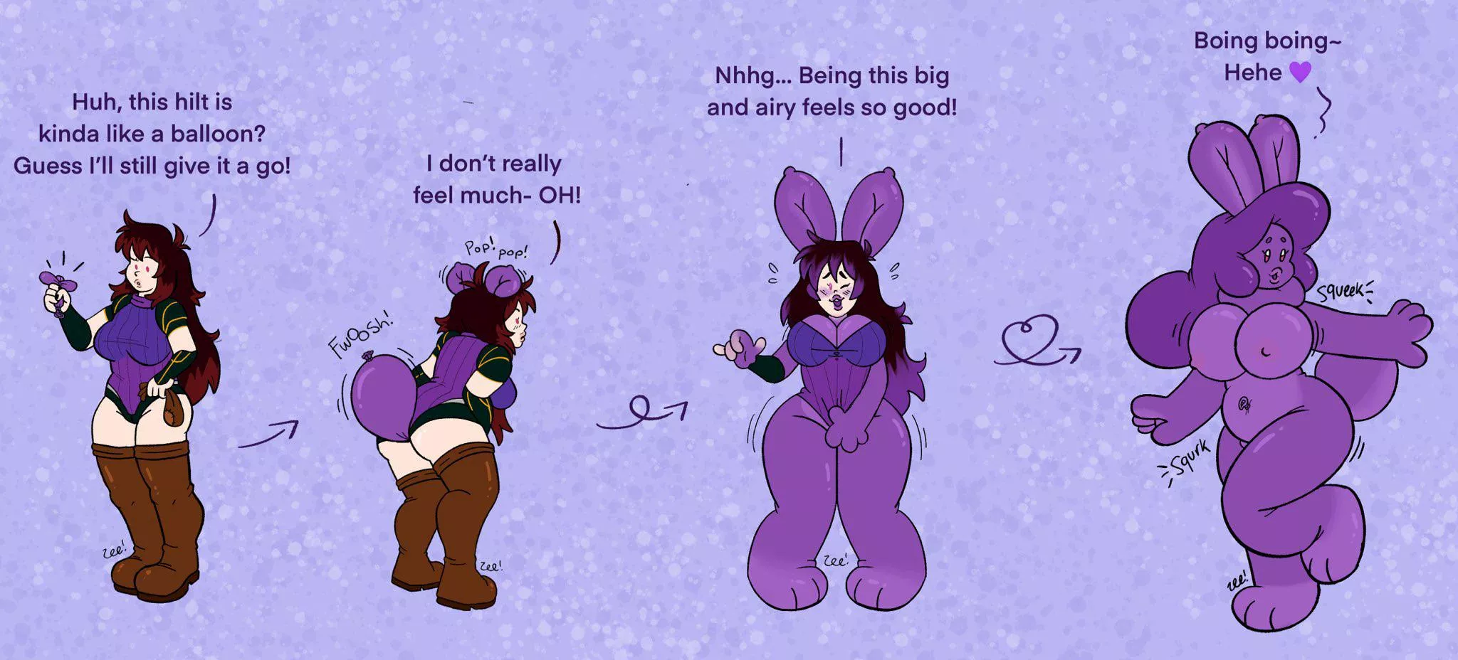 Anyone recognize this artist? I couldn't find anything through a reverse image search. (Balloon/Doll/Expansion) posted by BiggestGal