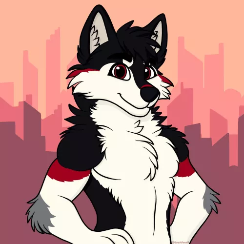 Blade the wolf by KatFurry4