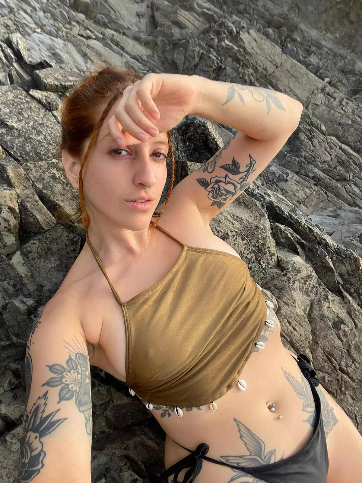 Finally confident enough to wear top without bra 🙌 posted by Swim_Pretty