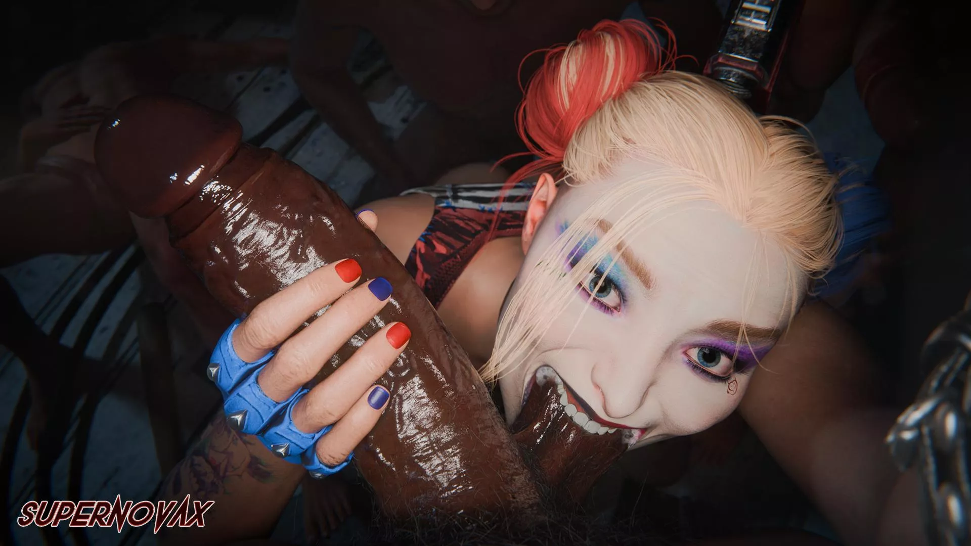 Harley having some fun (SuperNovax) [DC] posted by Kuro-Oji