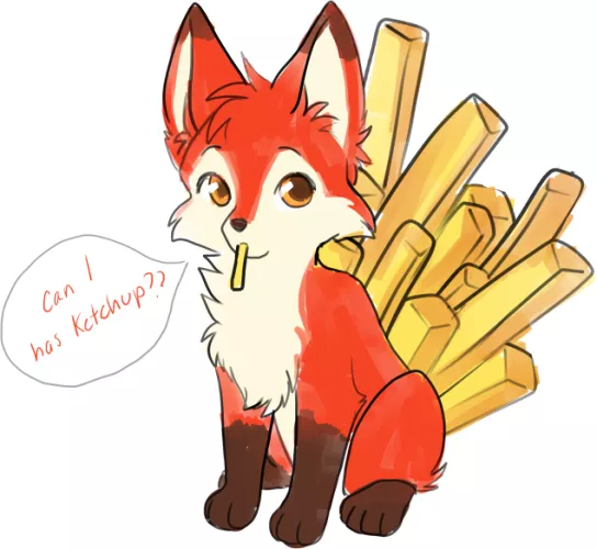 Is a French Fry Kitsune a Good or Goofy Idea? (Art & Design by Me!) by Glittering-Amount-68