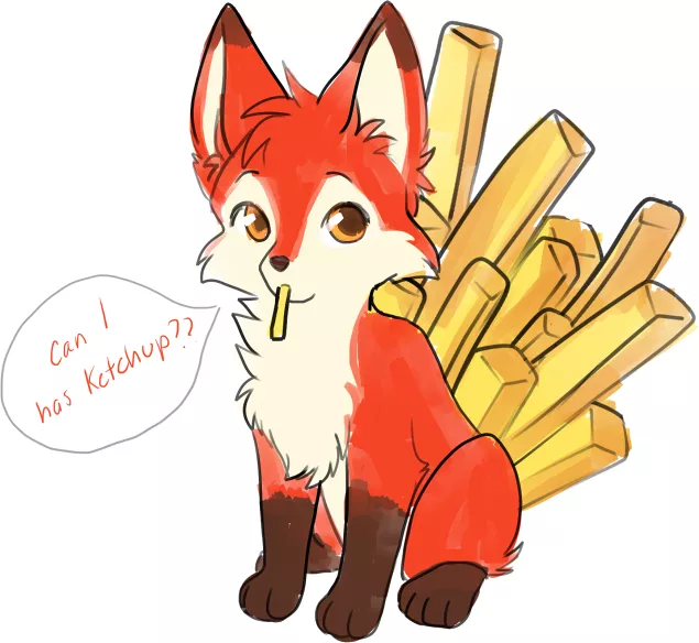 Is a French Fry Kitsune a Good or Goofy Idea? (Art & Design by Me!) posted by Glittering-Amount-68