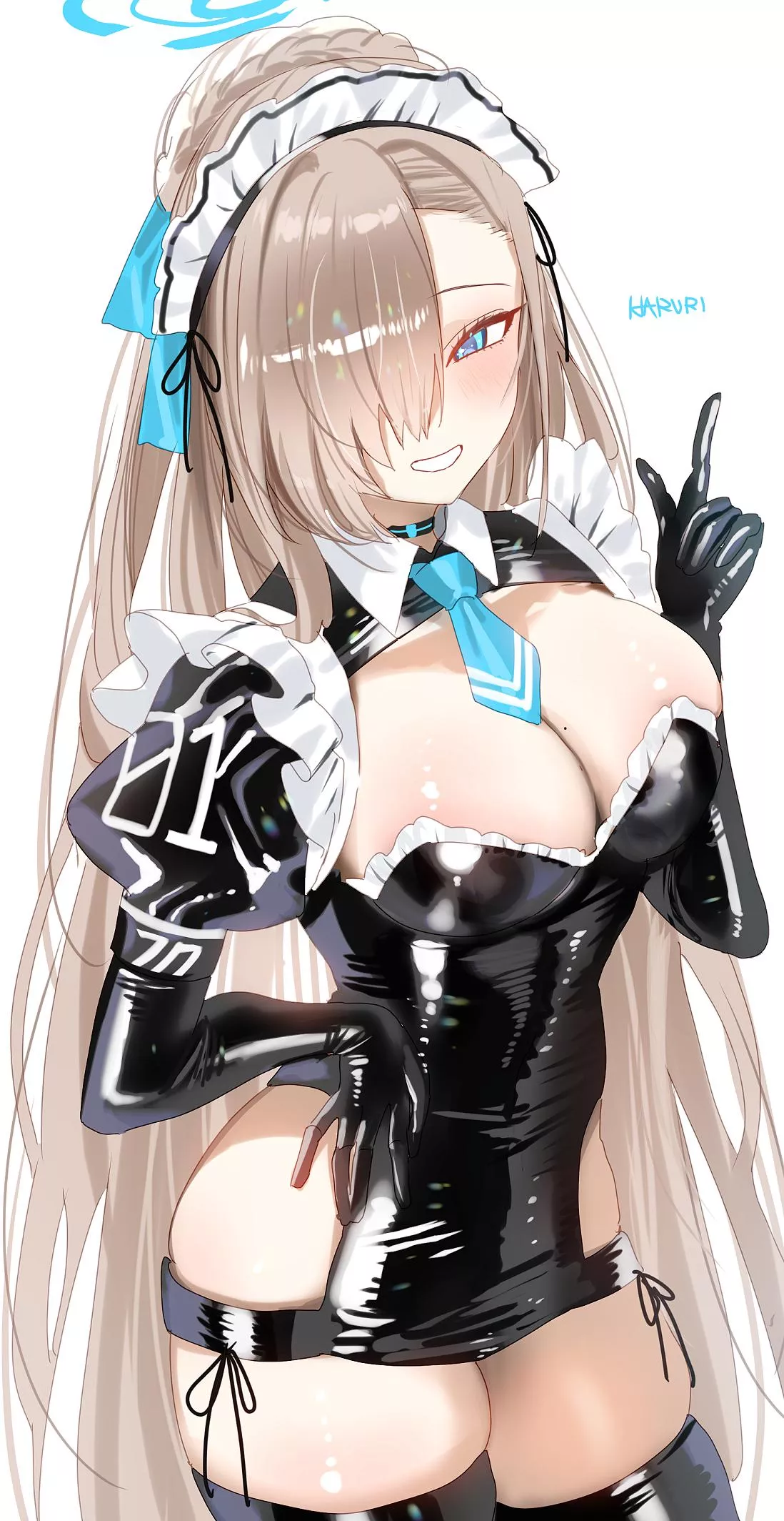 Latex Maid Asuna  [Blue Archive]  posted by CheetahSperm18