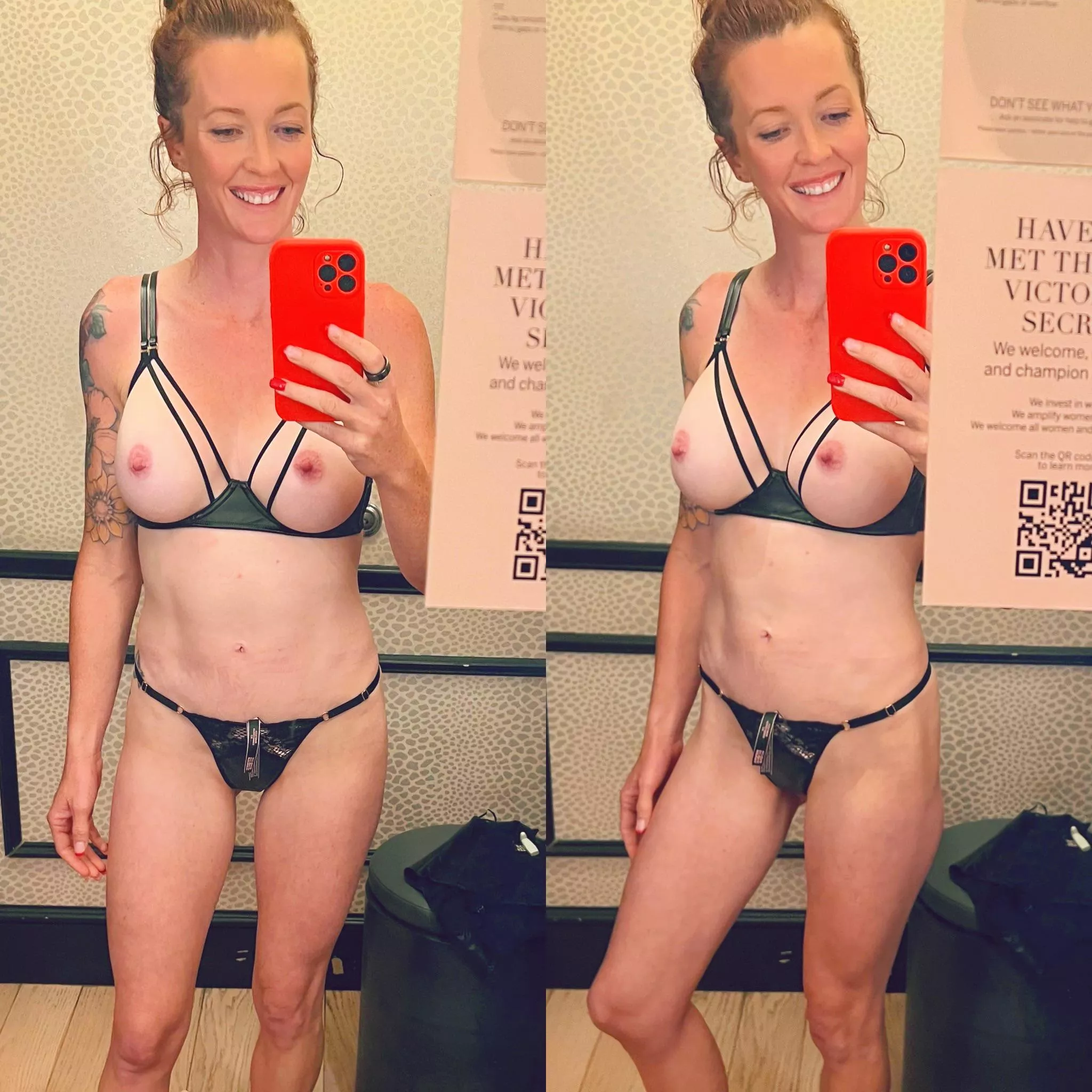 Let’s do some lingerie shopping. You can tell me what looks good on your floor.  posted by fitredd