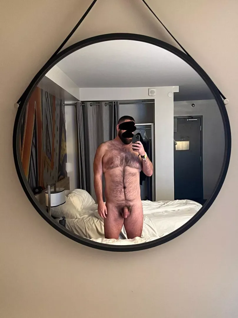 Love a hotel mirror  by CowTiny5224