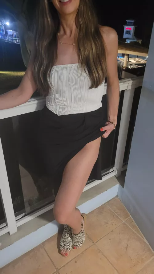 Out for dinner minus panties (f) by missscarlettblu