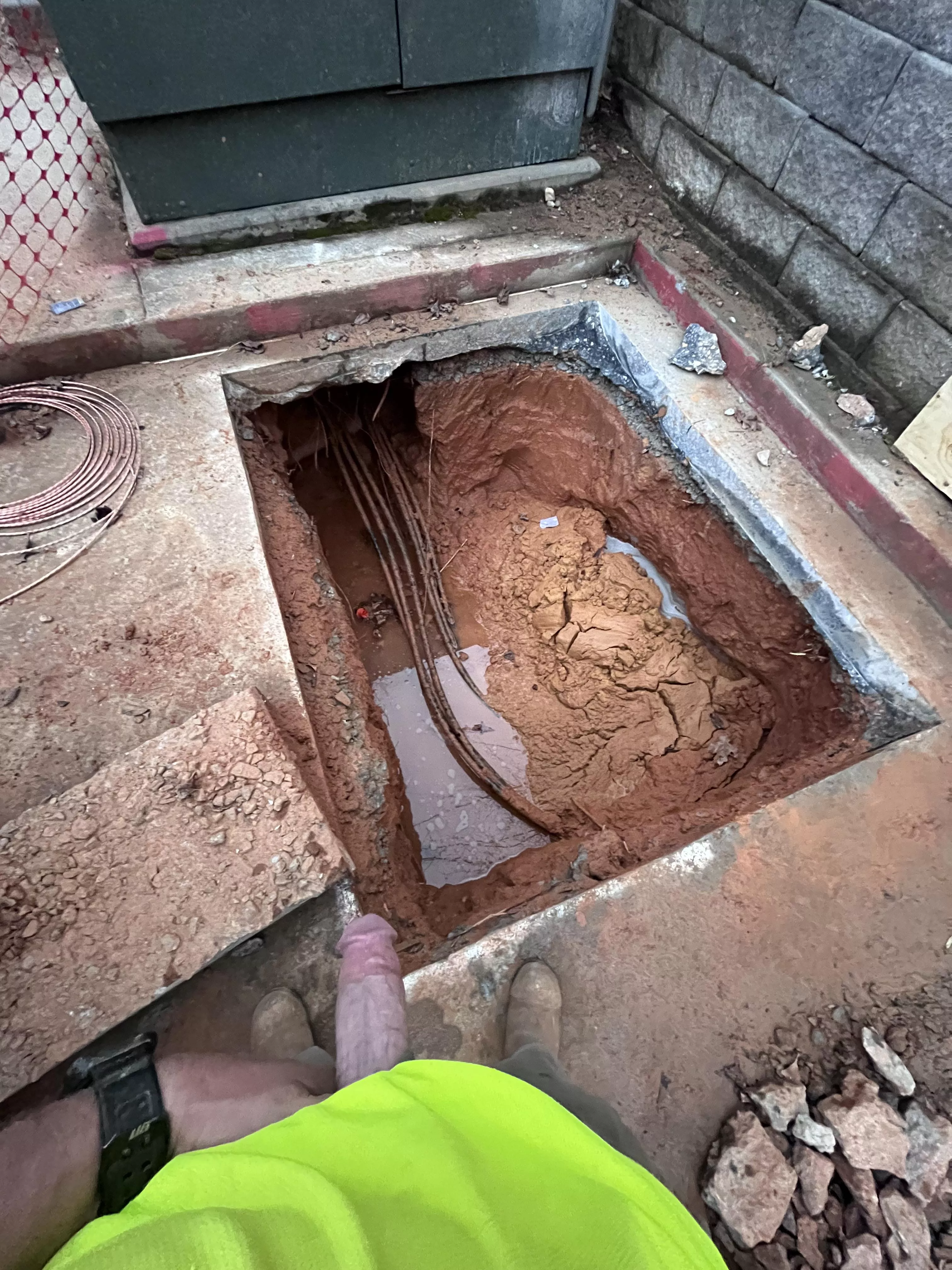 Powerlines are HARD work posted by hornybluecollar