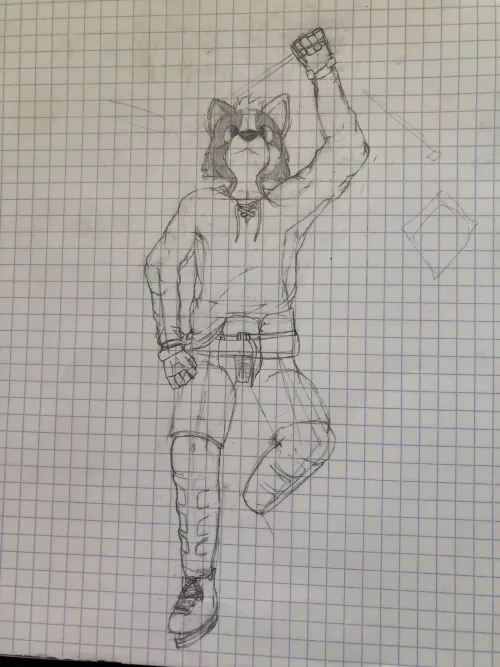 Some hockey fur art by Shilowtoyou