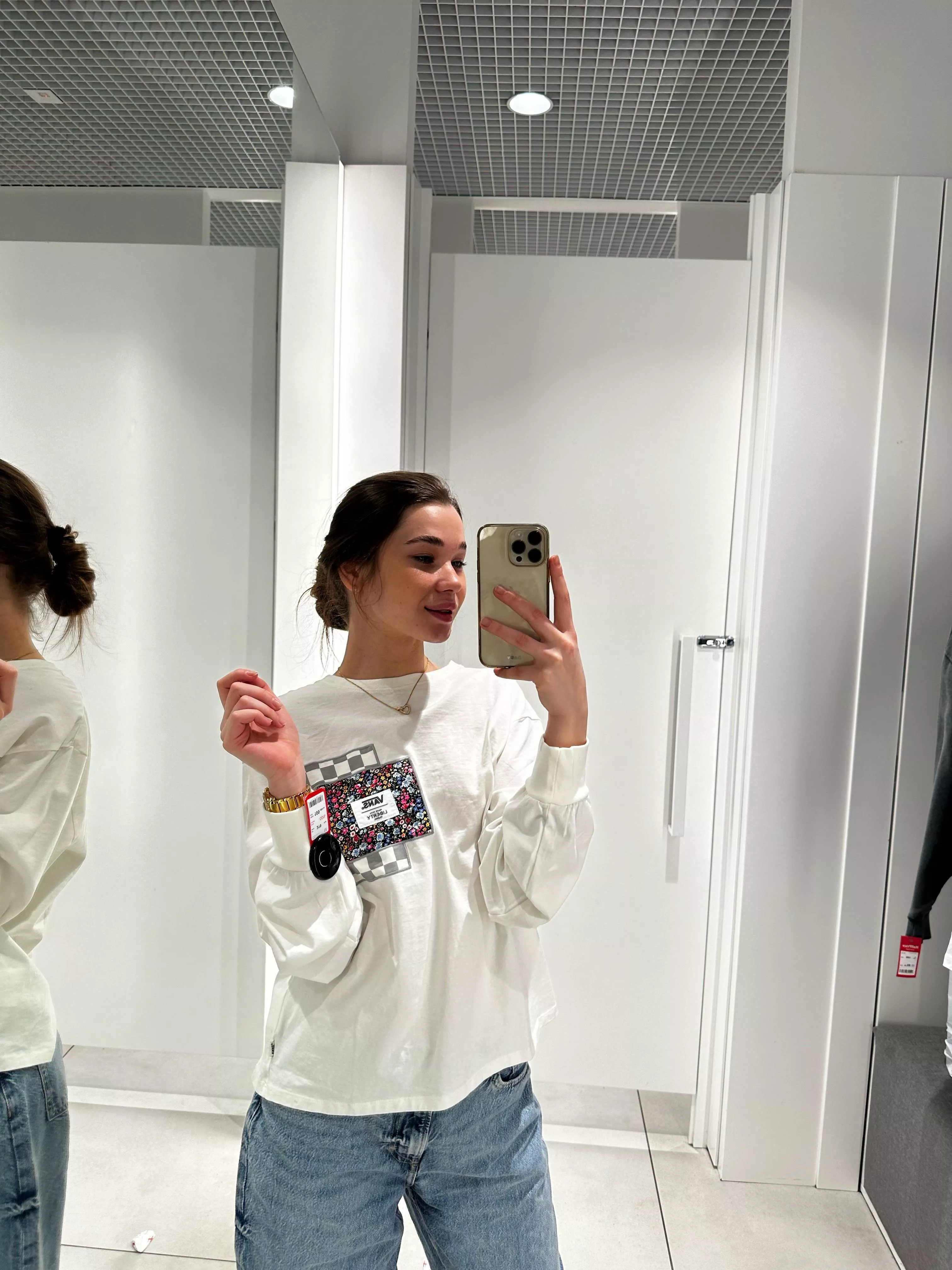 taking pictures in new clothes posted by esabae