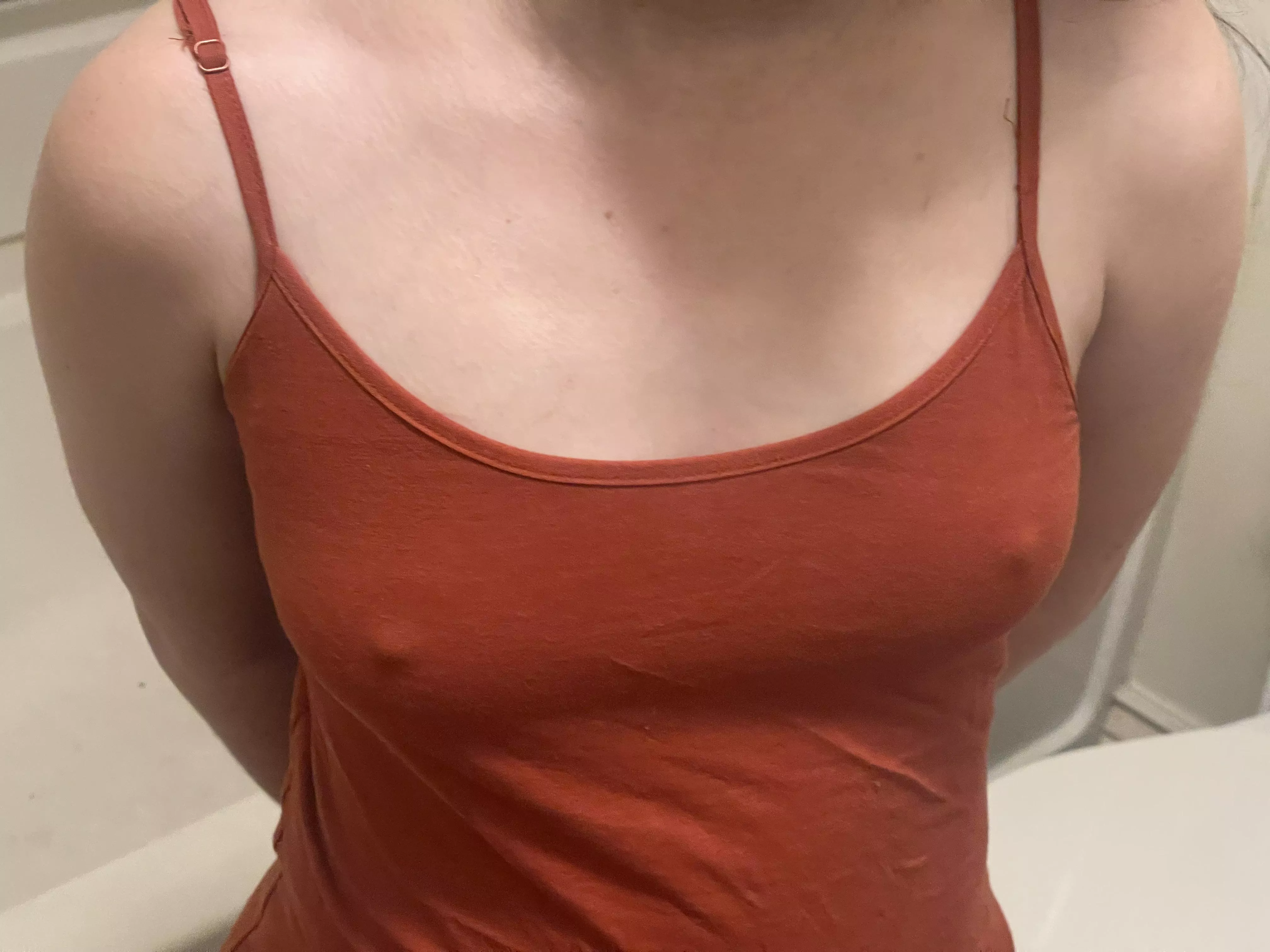 Tank top + no bra = my default posted by Said1942