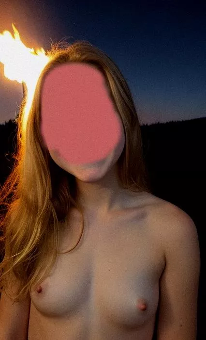 The fire was very warm! posted by skyhop24