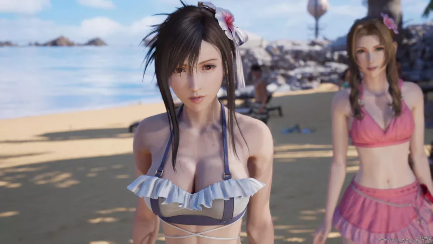 Tifa's new bathing suit makes me want to see her get cucked by Barrett or Johnny so bad!!! by firgivemydollars