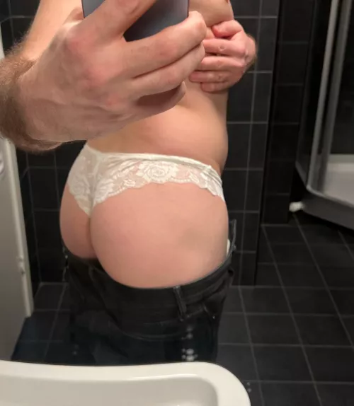 took my wife’s panties to work today by curiousmind21120