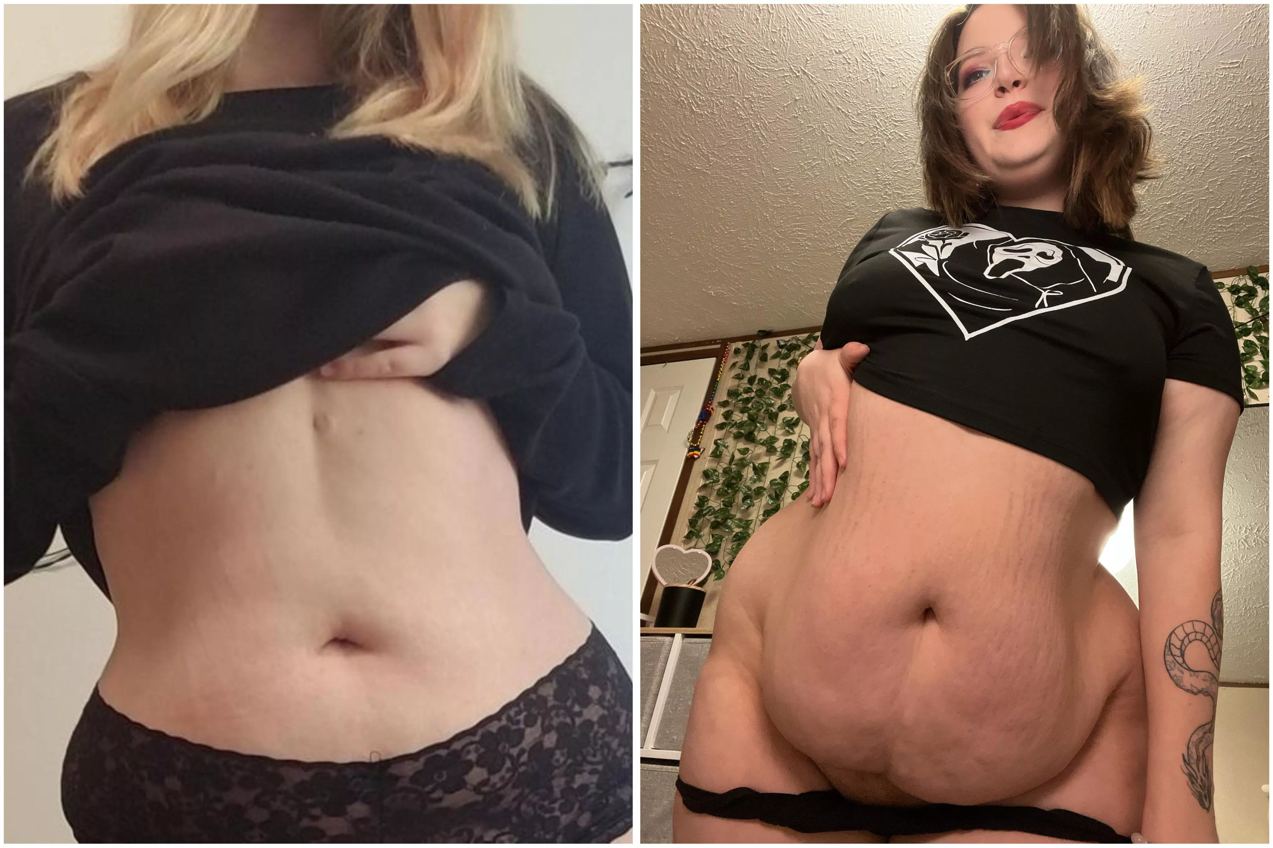 Would you believe these are the same person? 🤭 posted by Mistressbaozii