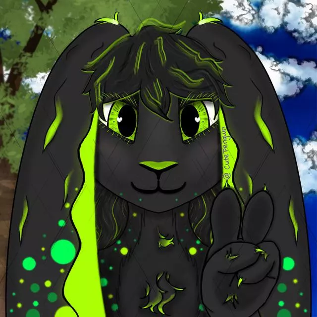 💚A Little Bit Toxic💚 (Art by me) posted by HisToxicPenguin